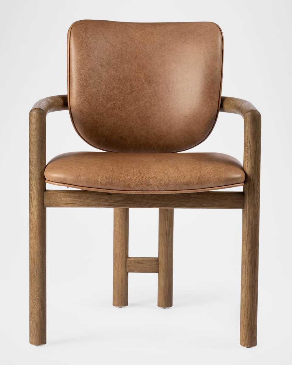 Madeira Leather Arm Chair